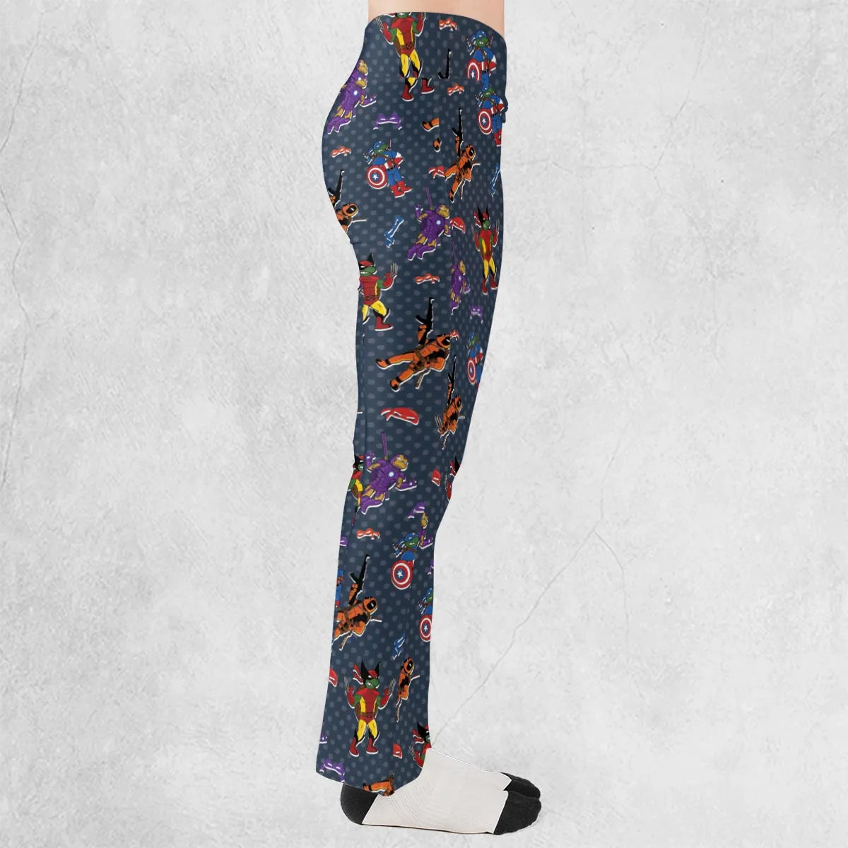 Super Turtles TMNT Flare Leggings