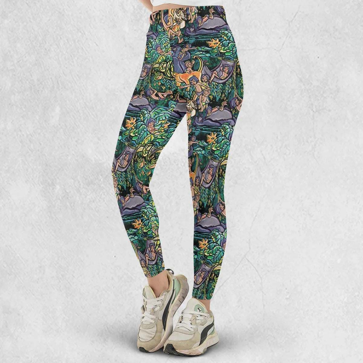 Best Friends Forever Mowgli and Baloo The Jungle Book Legging