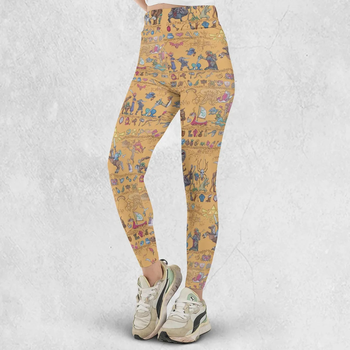 Link's Journey Tapestry The Legend Of Zelda Legging