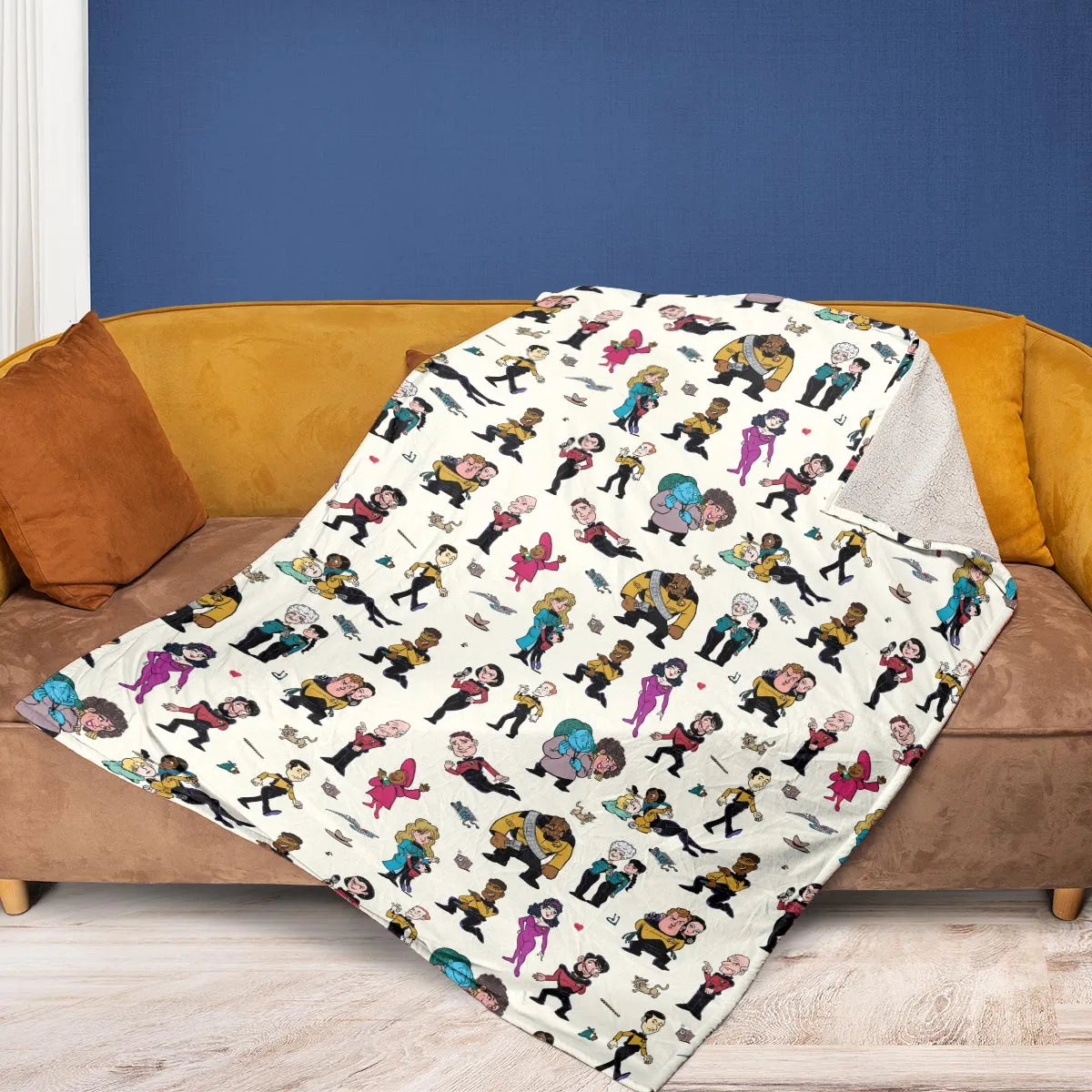 Star Trek TNG Tribute Fleece Blanket