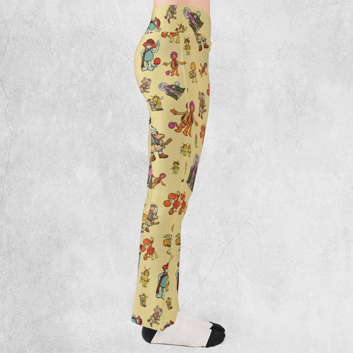 Fraggle Rock Characters Flare Leggings