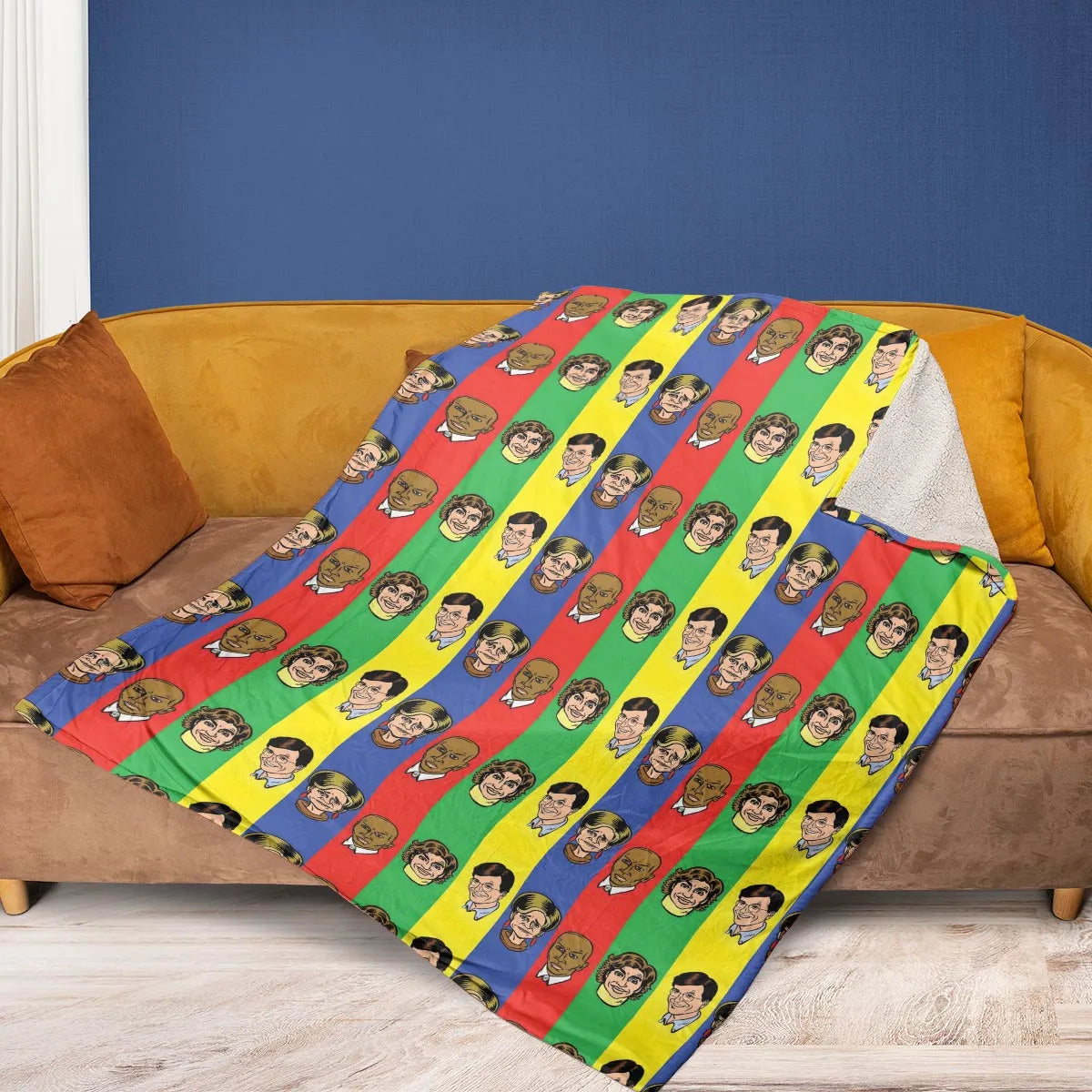Jerri and Friends Strangers With Candy Fleece Blanket