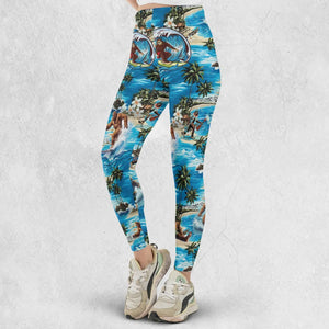 Bigfoot Surfing Summer Vibes Legging
