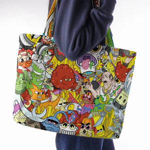 Pure Chaos Aqua Teen Hunger Force Large Tote Bag