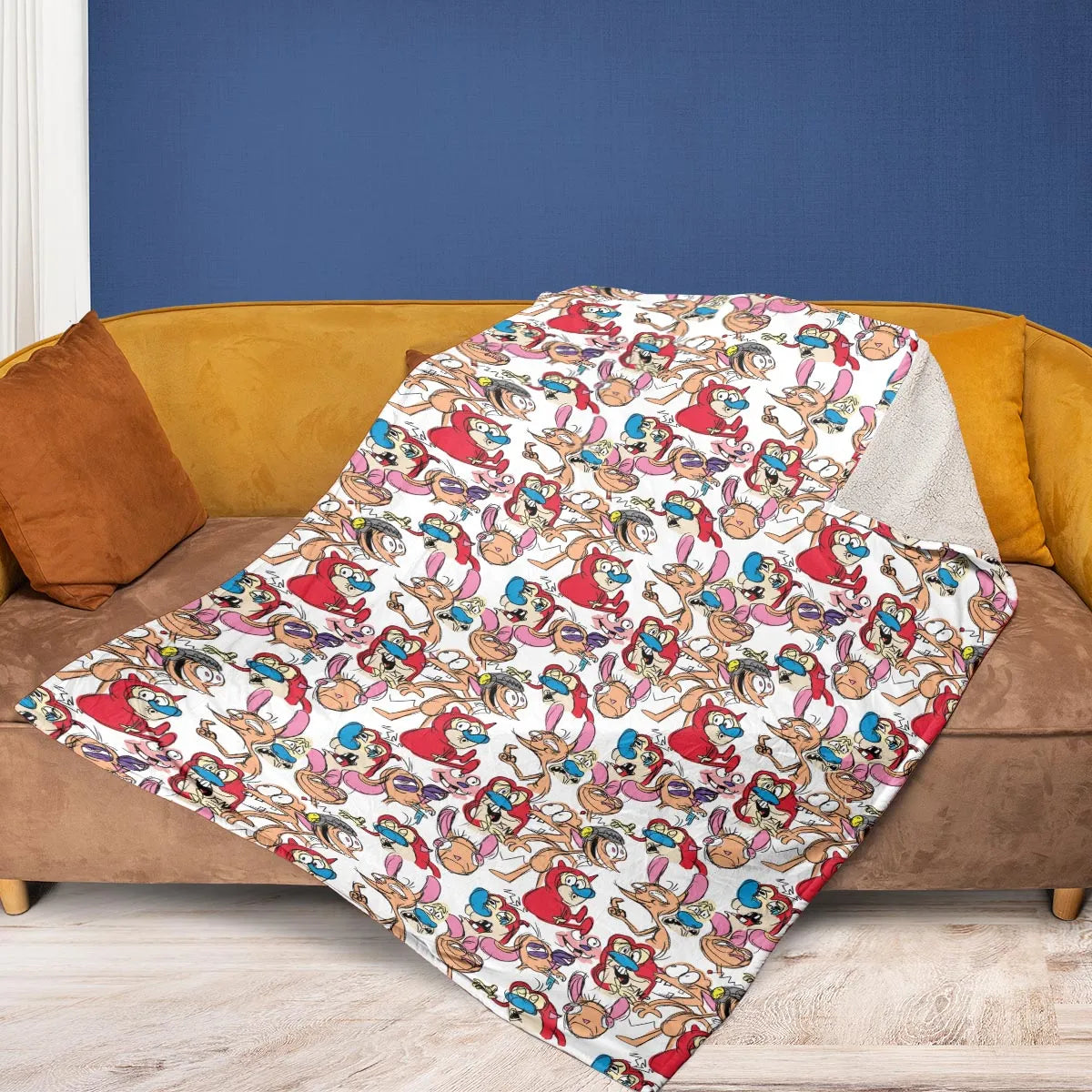 Insane Style The Ren and Stimpy Show Fleece Blanket