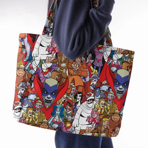 Ghostbusters Animated Series Characters Large Tote Bag