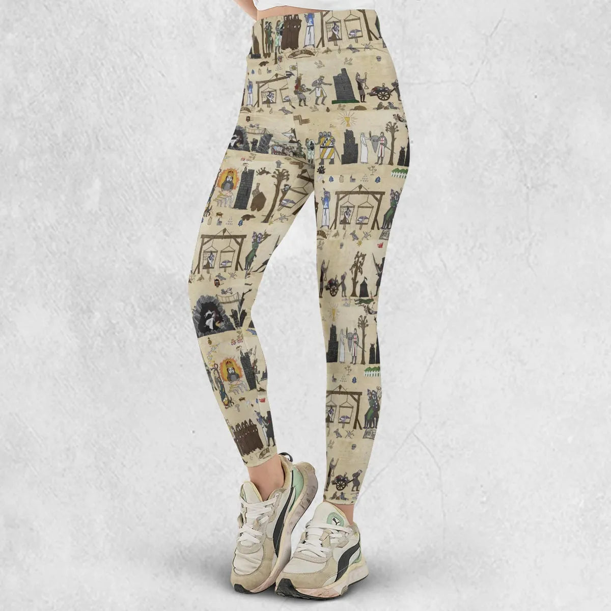 Bayeux Tapestry Monty Python Legging