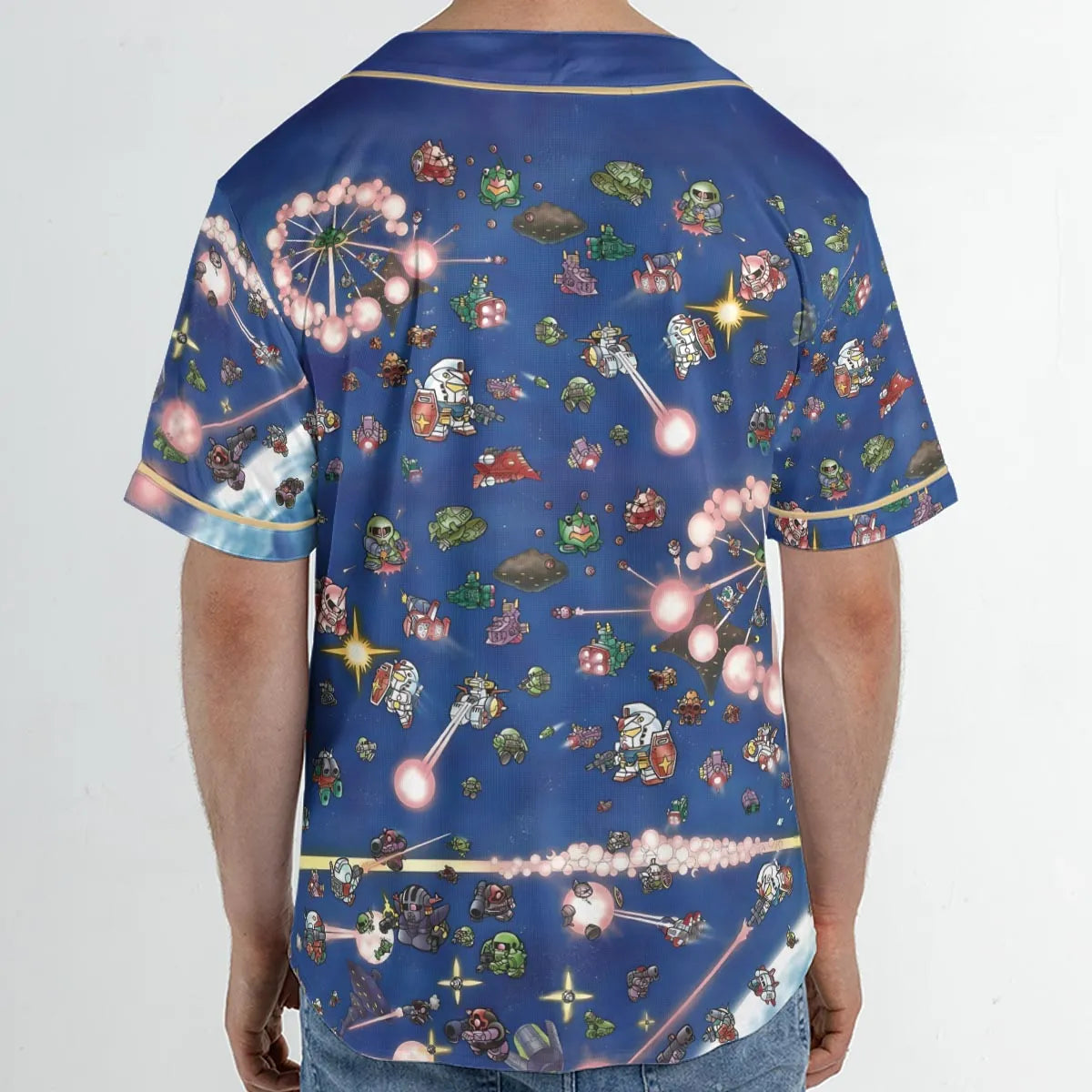 SD Gundam Battle Unisex Baseball Jersey