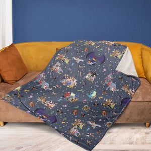 Classic Cartoon 1937-1949 Fleece Blanket