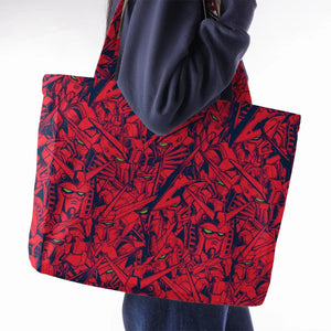 Gundam Camo Magenta Gundam Large Tote Bag