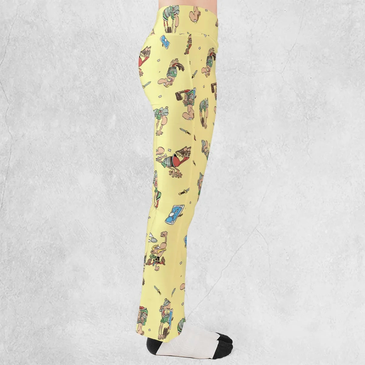 Gaulish Goodness Asterix Flare Leggings