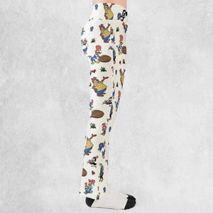 Woody Woodpecker Walter Lantz Flare Leggings