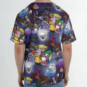 Fearless Courage the Cowardly Dog Unisex Baseball Jersey