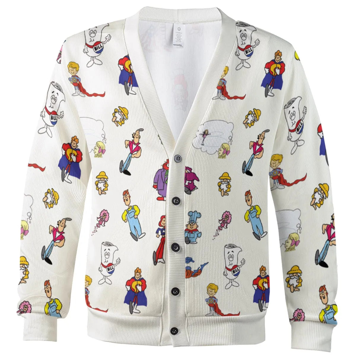 Schoolhouse Rock Characters Cardigan