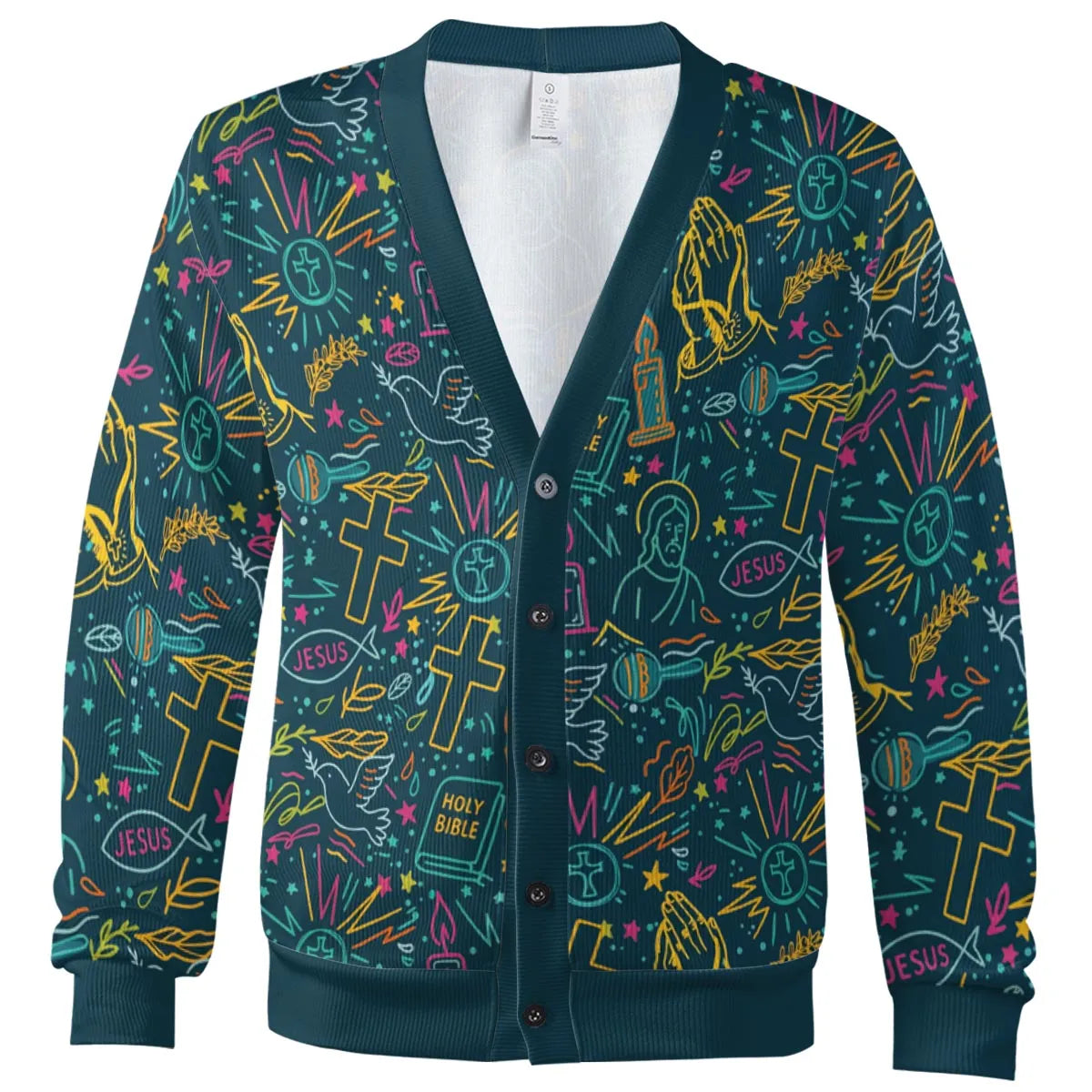 Holy Bible Christian Cardigan