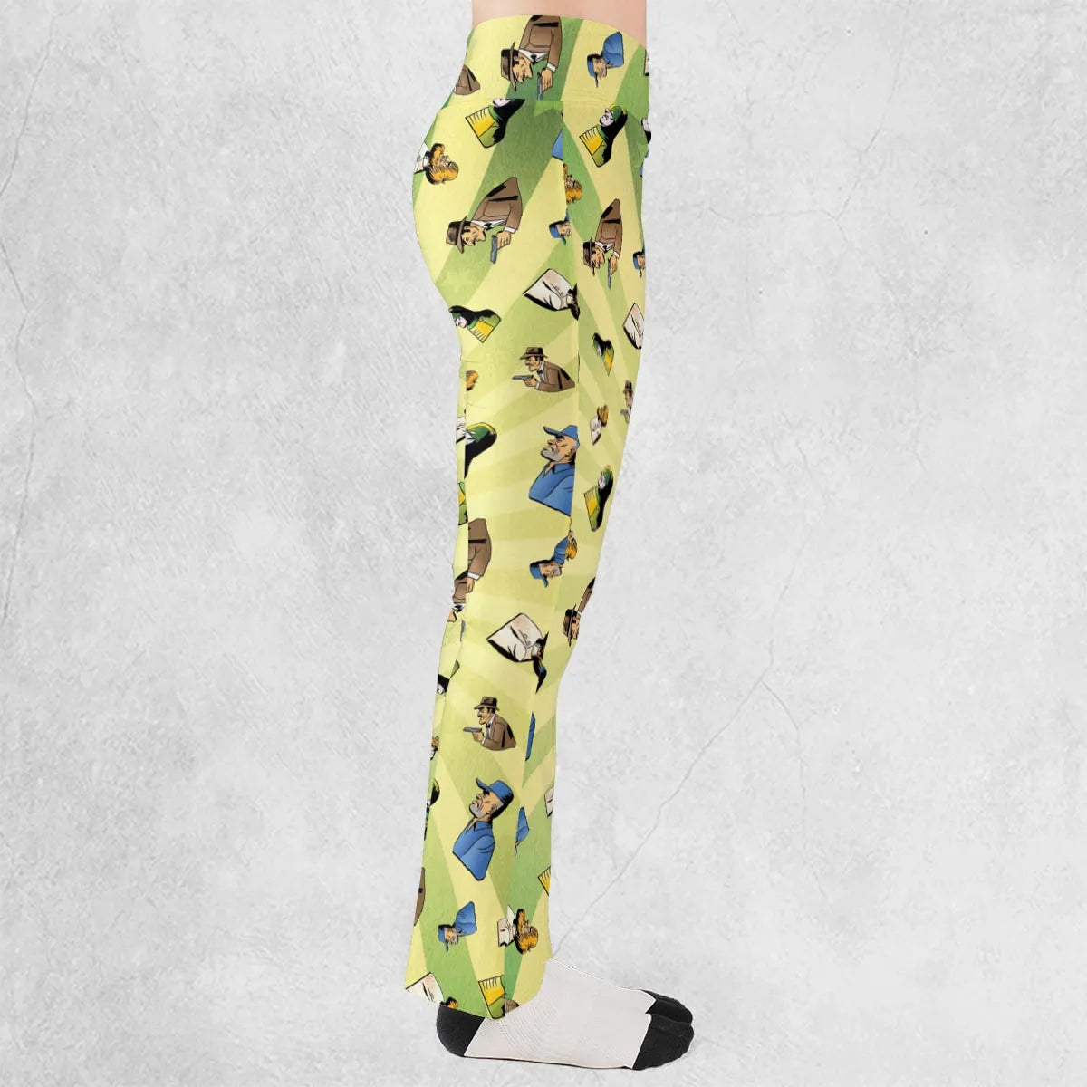 Goons Of '66 DC Comics Flare Leggings