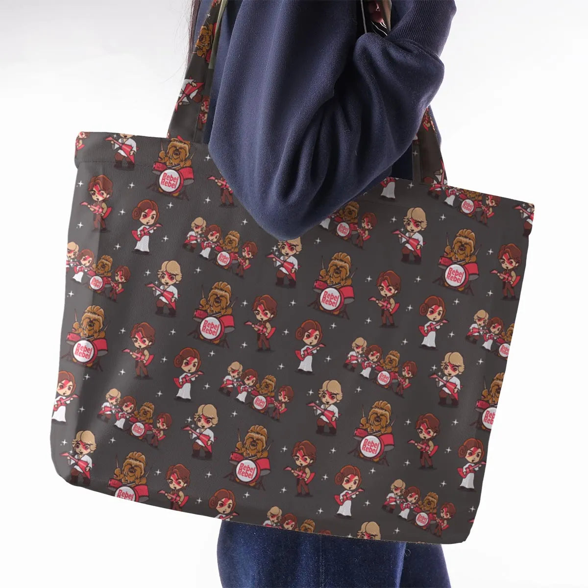 Rebel Band Star Wars Large Tote Bag
