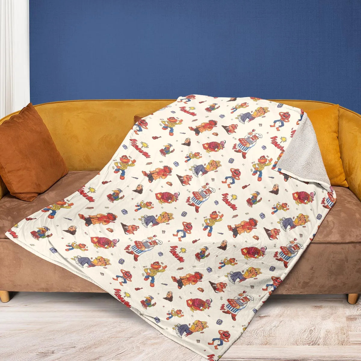 Backstage Inspired The Muppets Fleece Blanket