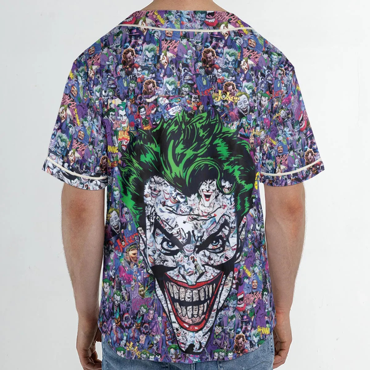 Joker The Most Favourite Characters Pattern Unisex Baseball Jersey