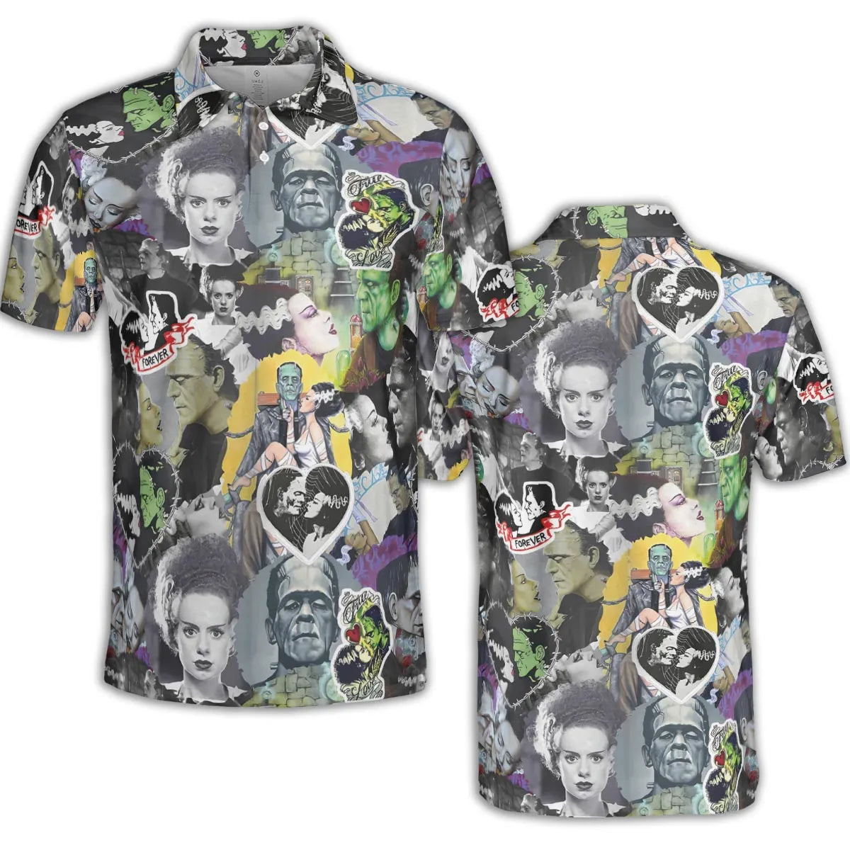 Forever Frankenstein AOP Men/Women Polo Shirt