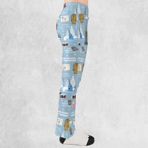 Buddy the ELF Quotes Christmas Flare Leggings