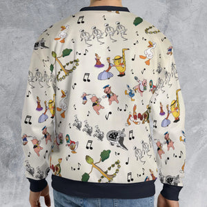 The Silly Symphony Characters All-over Print Sweatshirt