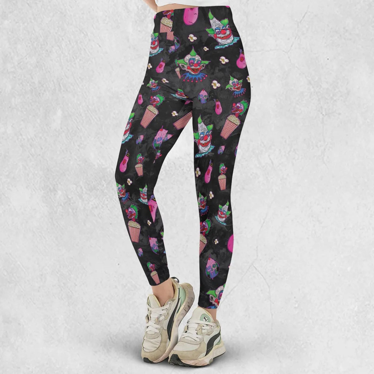 Space Horror Movie Killer Klowns Outer Legging