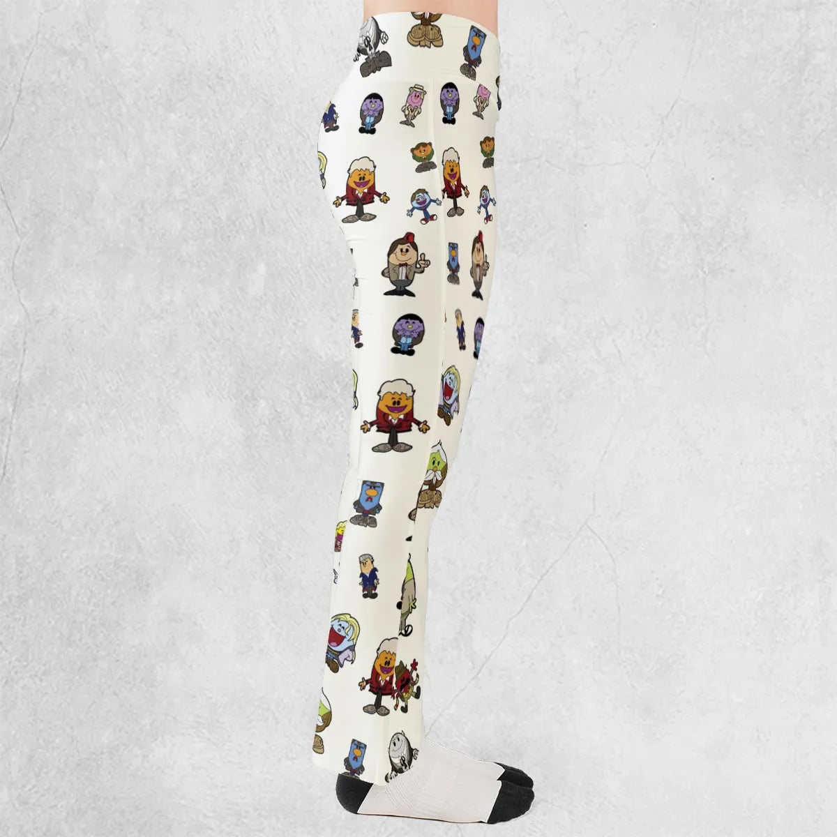 Doctor Who and Mr Men Pattern Flare Leggings