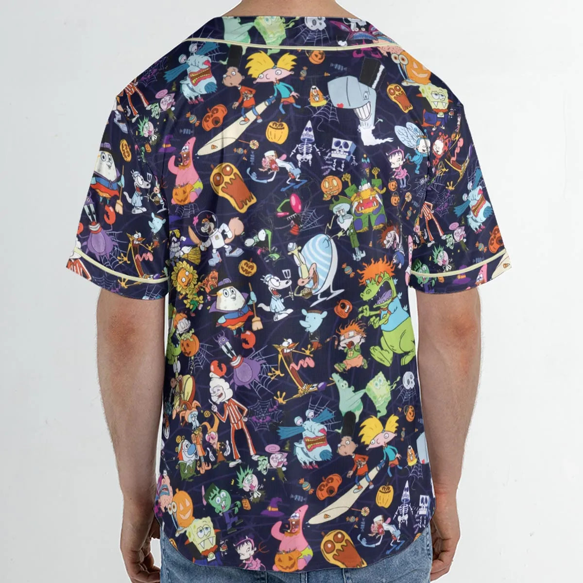 Nickelodeon Halloween Party Unisex Baseball Jersey