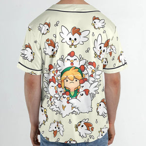 Impossible Situation The Legend of Zelda Unisex Baseball Jersey