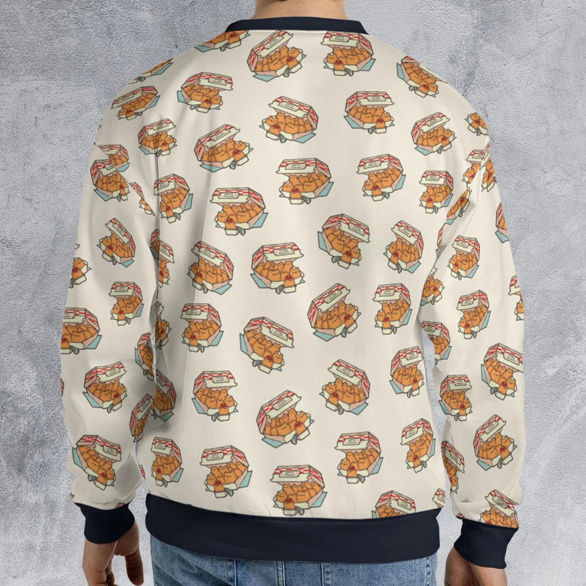 Kitten Nuggets Pattern All-over Print Sweatshirt
