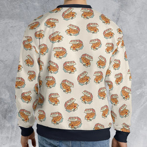 Kitten Nuggets Pattern All-over Print Sweatshirt