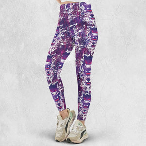 Ghostly Evolution Ghastly Haunter Gengar Pokemon Hawaiian Legging