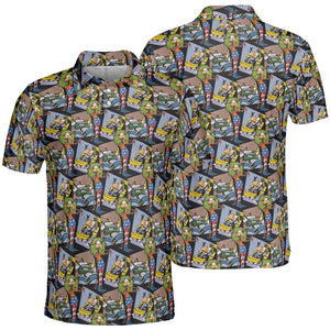 AOP Men/Women Polo Shirt - 452THJ23 -  - 2