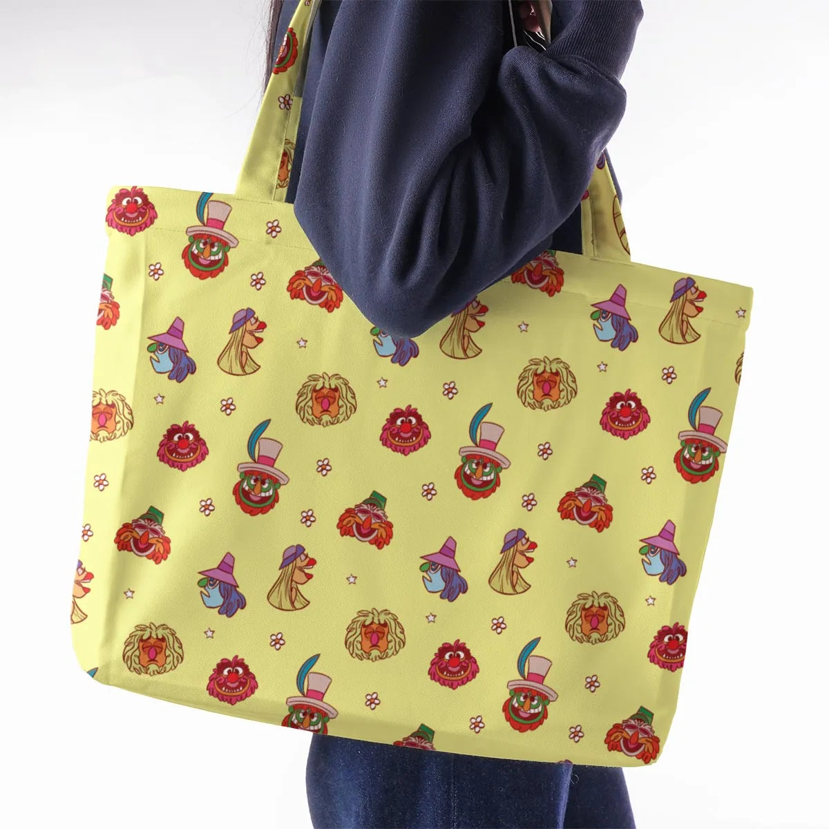 The Electric Mayhem Characters The Muppet Show Large Tote Bag