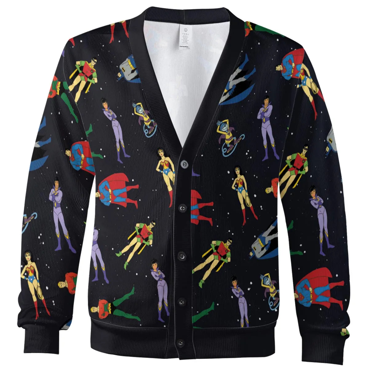 The Super Powers Team Super Friends Cardigan
