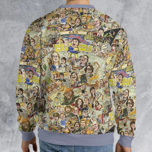 Drunk Stoned Brilliant Dead All-over Print Sweatshirt