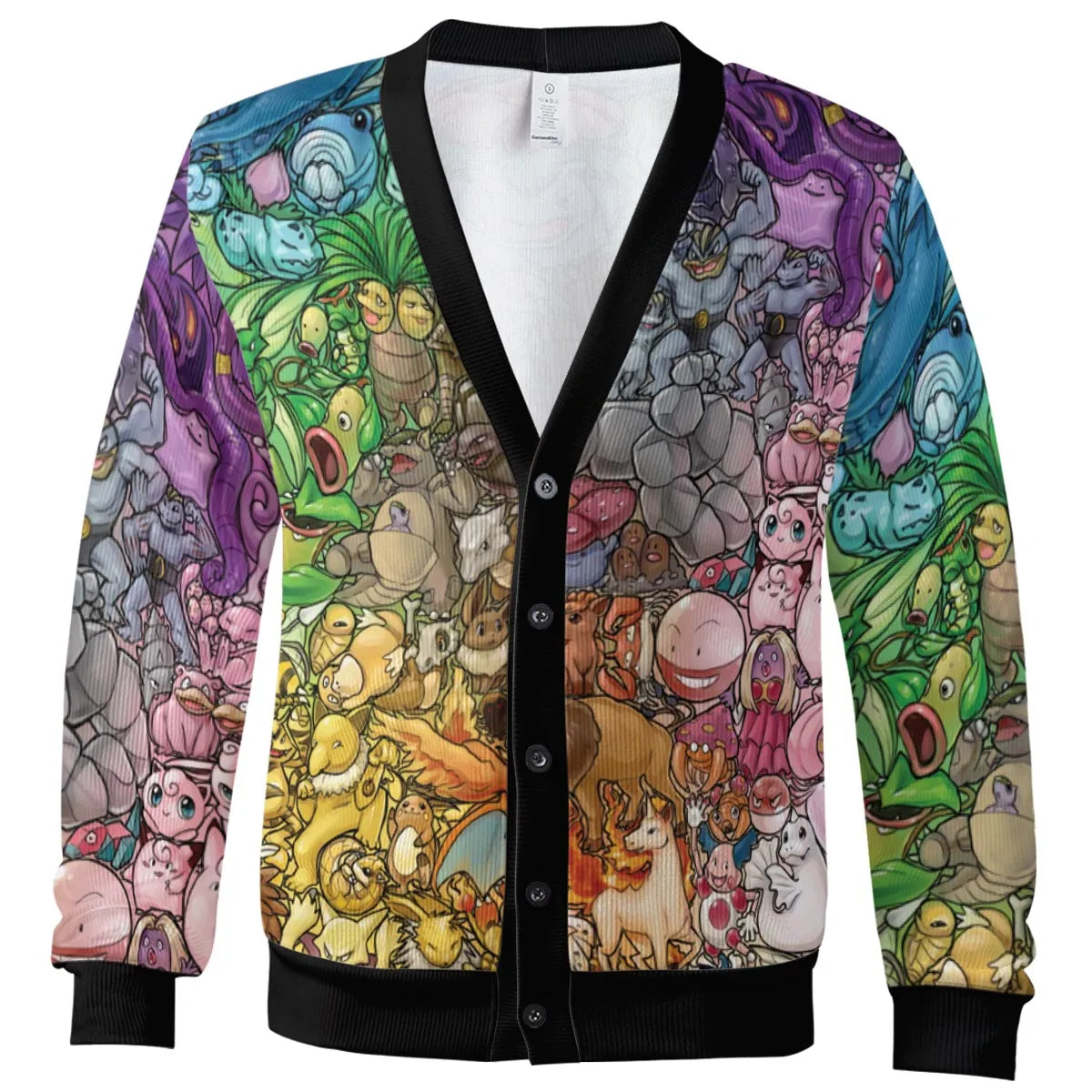 Rainbow Epic Pokemon Cardigan