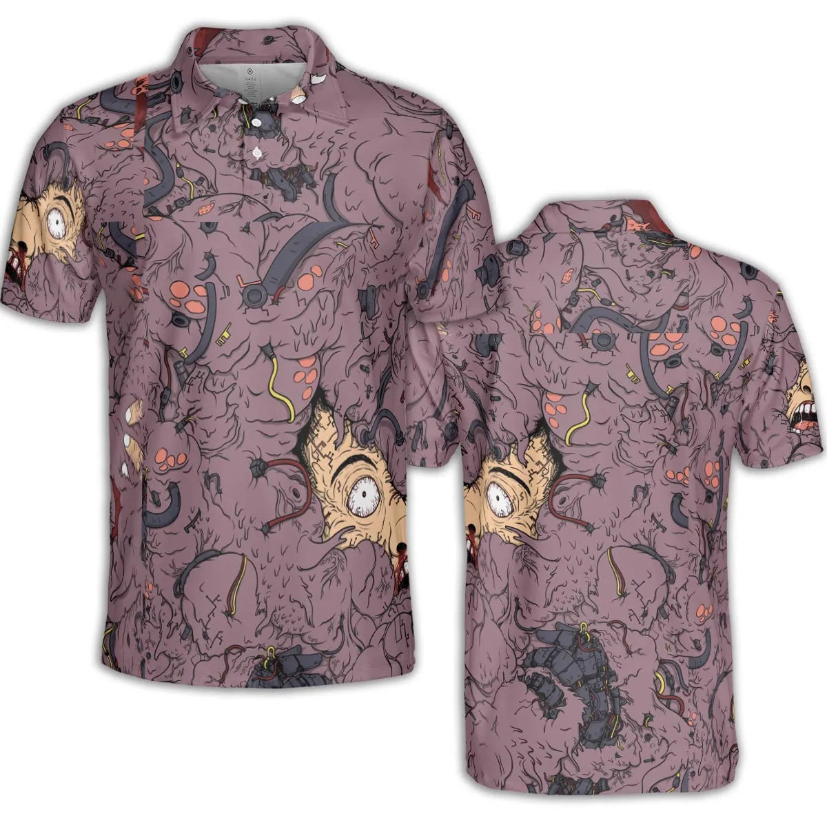 Uncontrollable Power Akira AOP Men/Women Polo Shirt