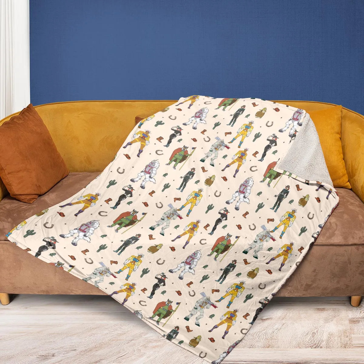 Western Bravestarr Characters Fleece Blanket