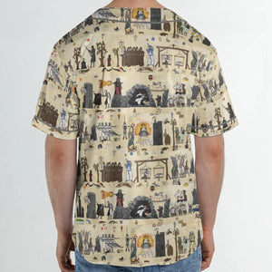 Bayeux Tapestry Monty Python Unisex Baseball Jersey