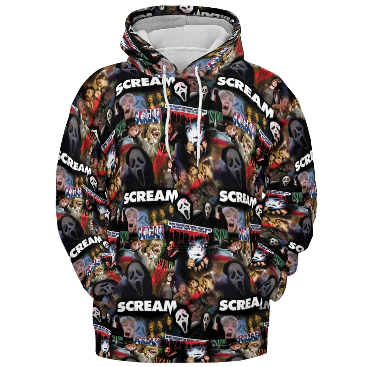 Slasher Chic Scream All-over Print Hoodie