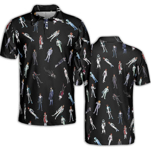 Gundam Pilot Suits Gundam Mobile AOP Men/Women Polo Shirt