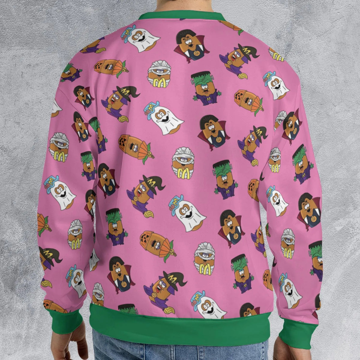 Halloween McNugget Buddies All-over Print Sweatshirt