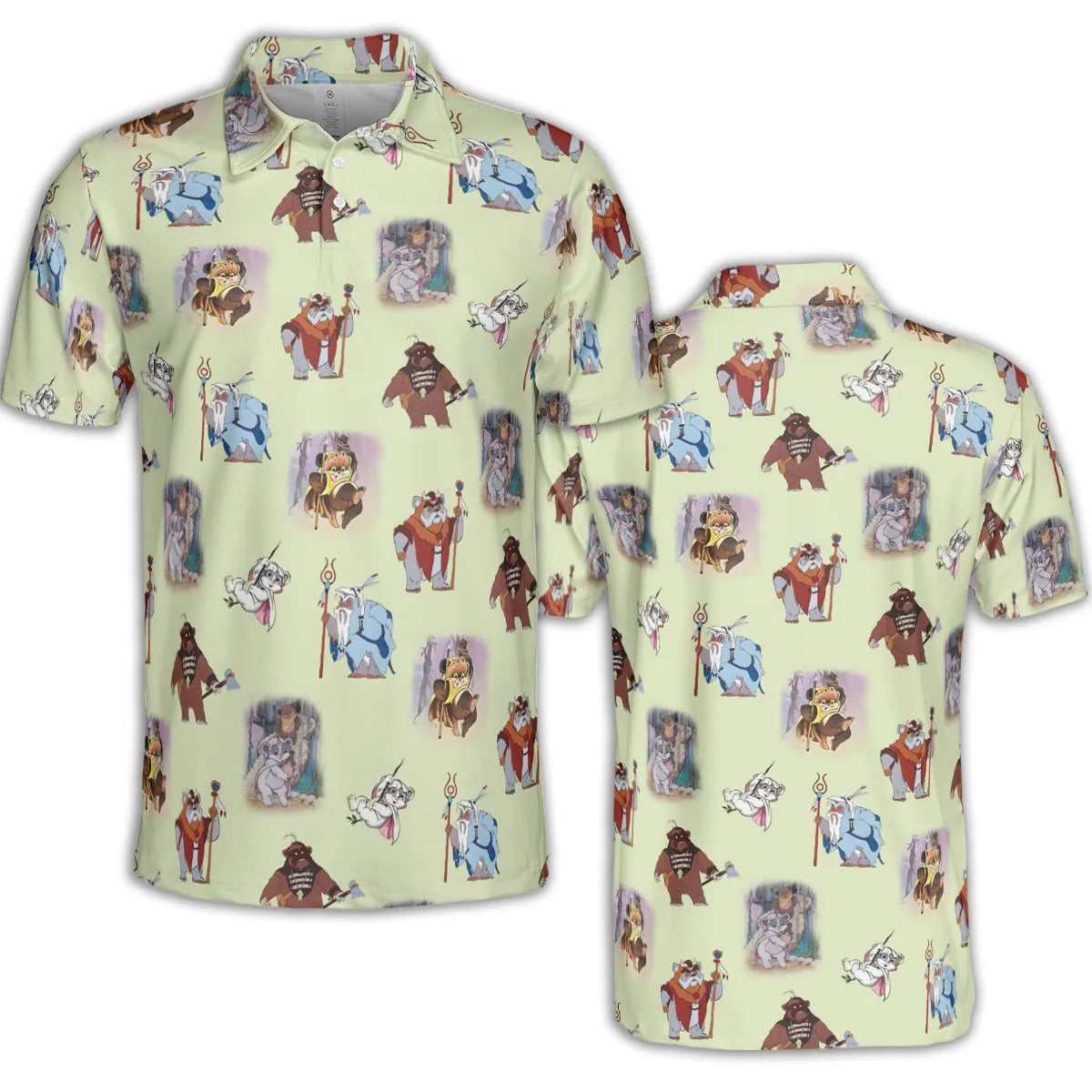 Ewoks Characters Star Wars AOP Men/Women Polo Shirt