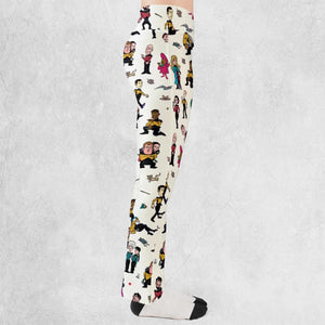 Star Trek TNG Tribute Flare Leggings