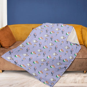 The Ricky Gervais Show Fleece Blanket