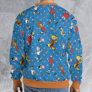 Bazooka Joe and His Friends All-over Print Sweatshirt