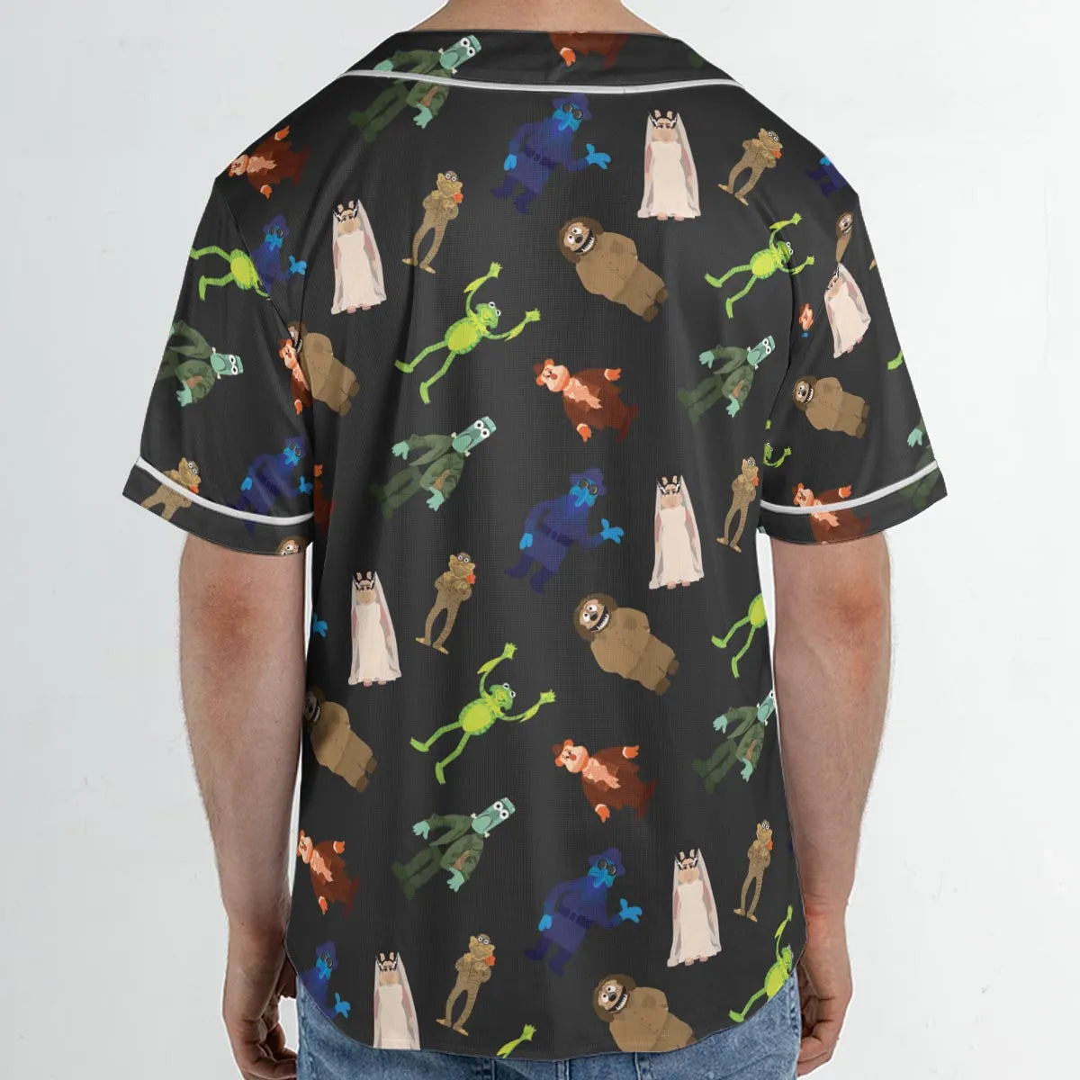 Muppet Monster Unisex Baseball Jersey