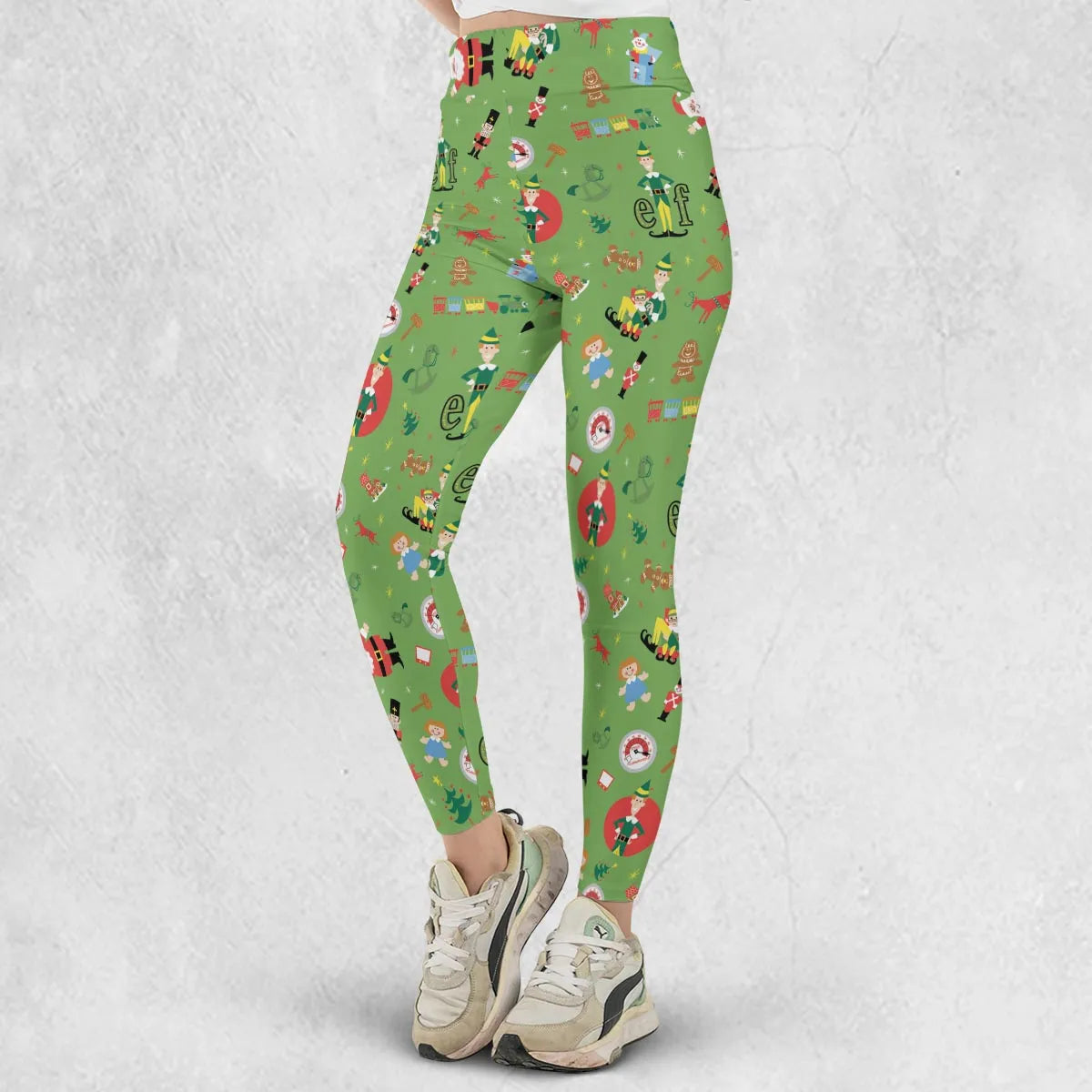 ELF Christmas Pattern Legging